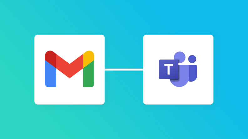 GmailとMicrosoft Teamsの連携イメージ