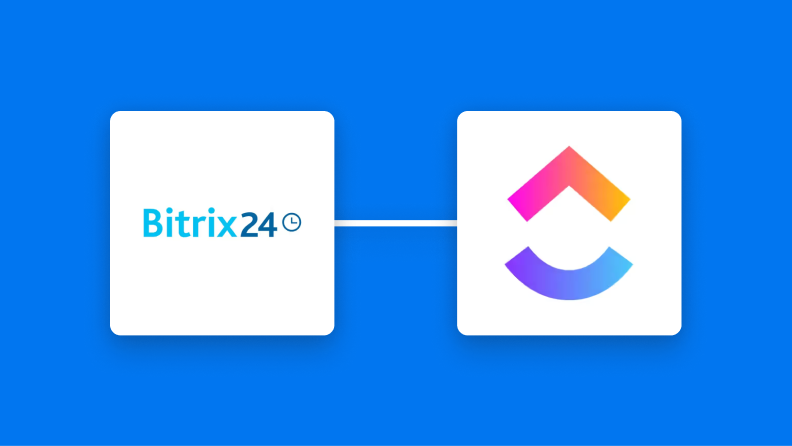 Bitrix24とClickUpの連携イメージ