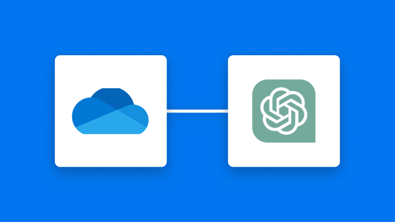 OneDriveとChatGPTの連携イメージ