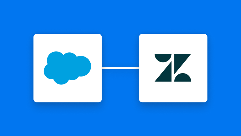 SalesforceとZendeskの連携イメージ