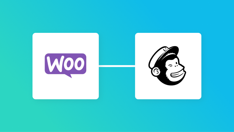 WooCommerceとMailchimpの連携イメージ