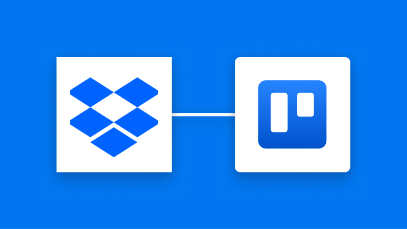 DropboxとTrelloの連携イメージ