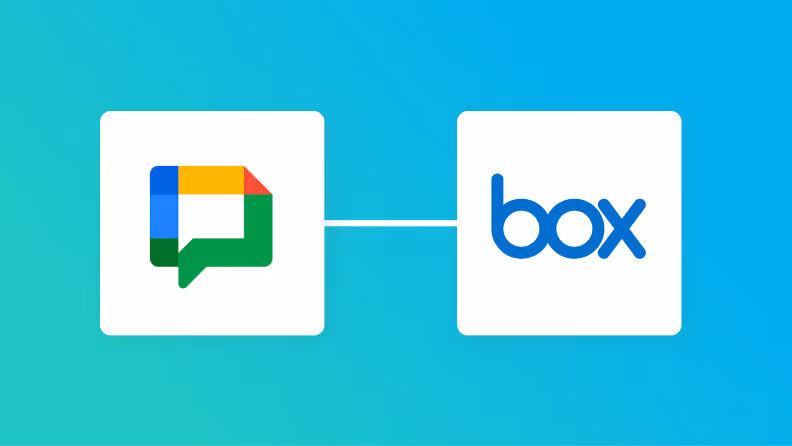 【簡単設定】Google ChatのデータをBoxに自動的に連携する方法