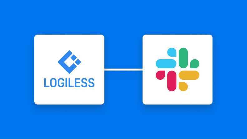 LOGILESSとSlackの連携イメージ