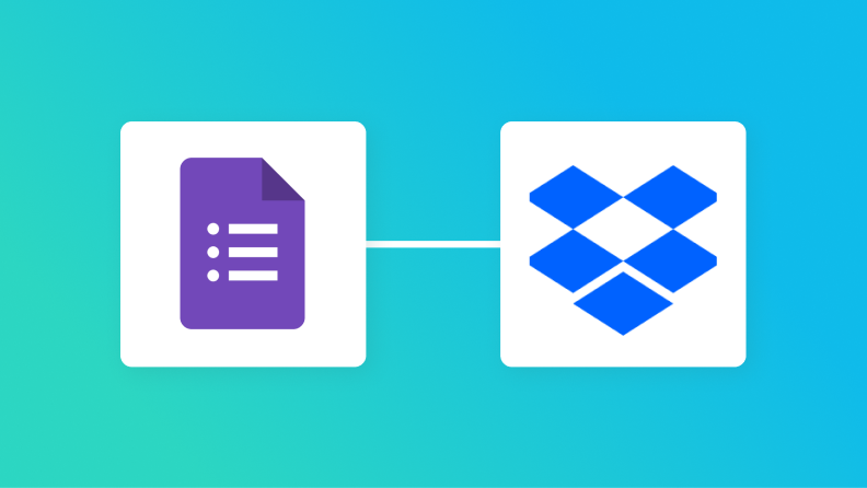 Google フォームとDropboxの連携イメージ