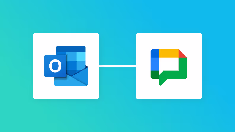 OutlookとGoogle Chatを連携して、Outlookメールに届いた情報をAIで抽出し、Google Chatに通知する方法