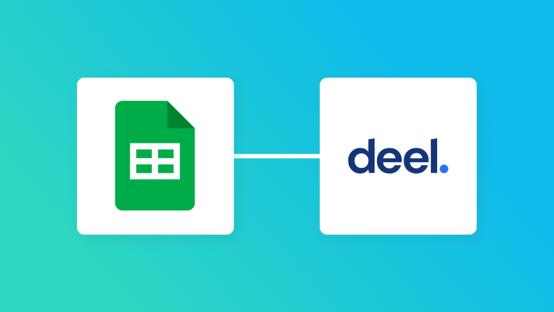 Google スプレッドシートとDeelの連携イメージ