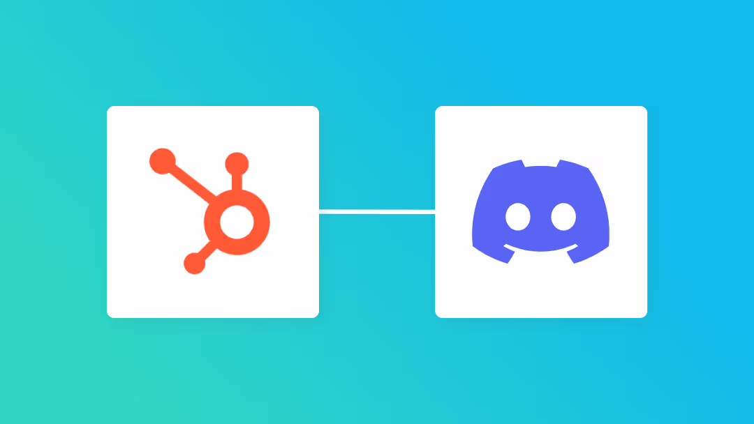 HubSpotとDiscordの連携イメージ