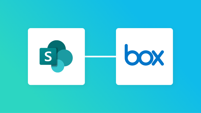 【ラクラク設定】Microsoft SharePointのデータをBoxに自動的に連携する方法