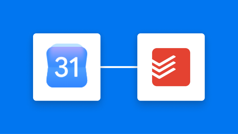 GoogleカレンダーとTodoistの連携イメージ