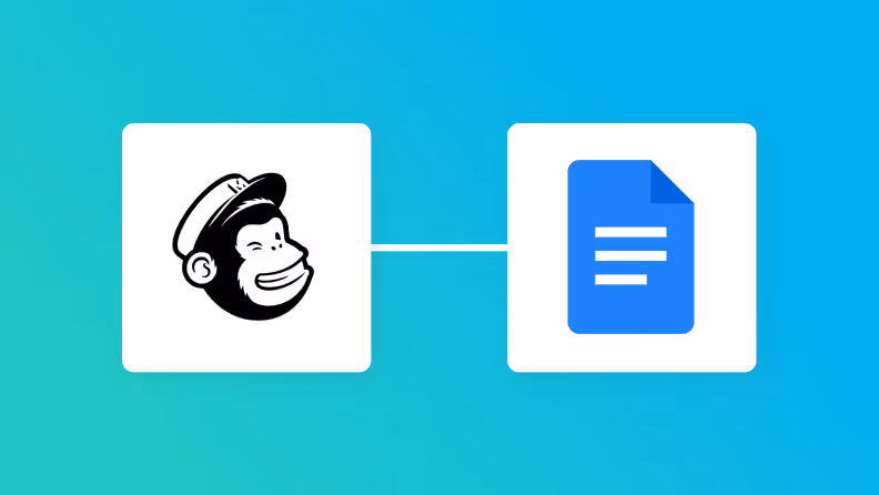 【簡単設定】MailchimpのデータをGoogleドキュメントに自動的に連携する方法‍