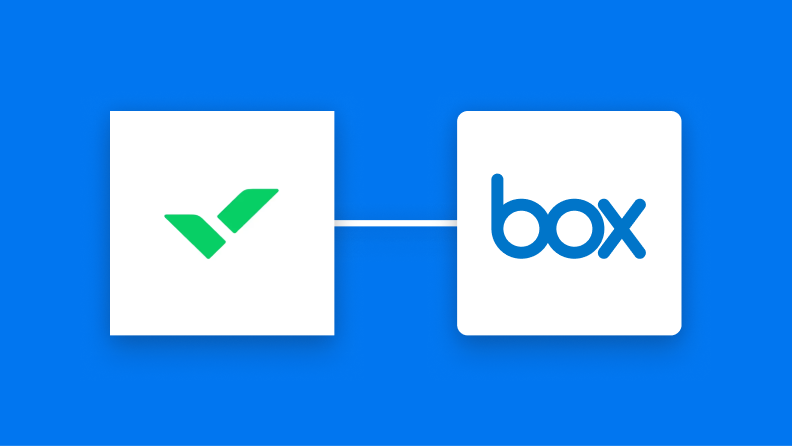 WrikeとBoxの連携イメージ