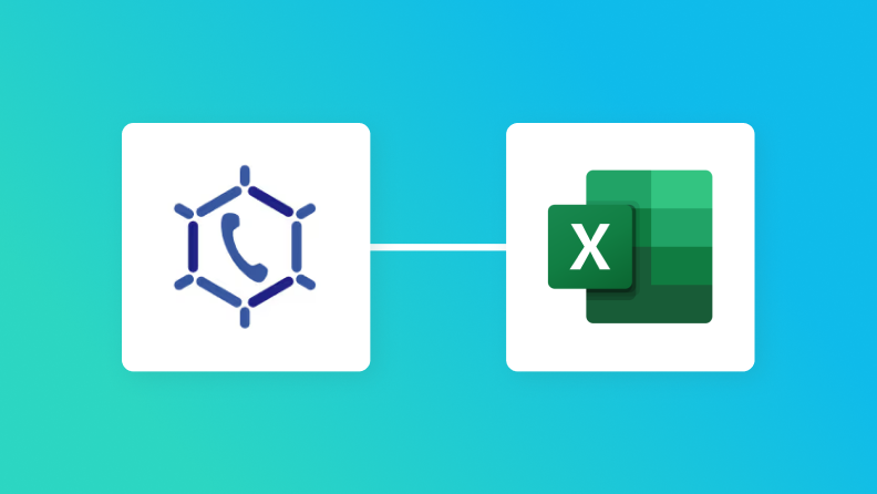 CallConnectとMicrosoft Excelの連携イメージ