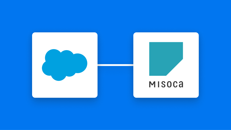 SalesforceとMisocaの連携イメージ