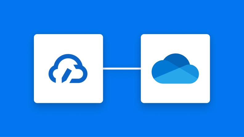 クラウドサインとOneDriveの連携イメージ