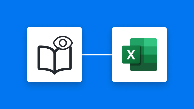 OCRとMicrosoft Excelの連携イメージ