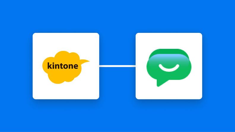 kintoneとGoogle Chatの連携イメージ