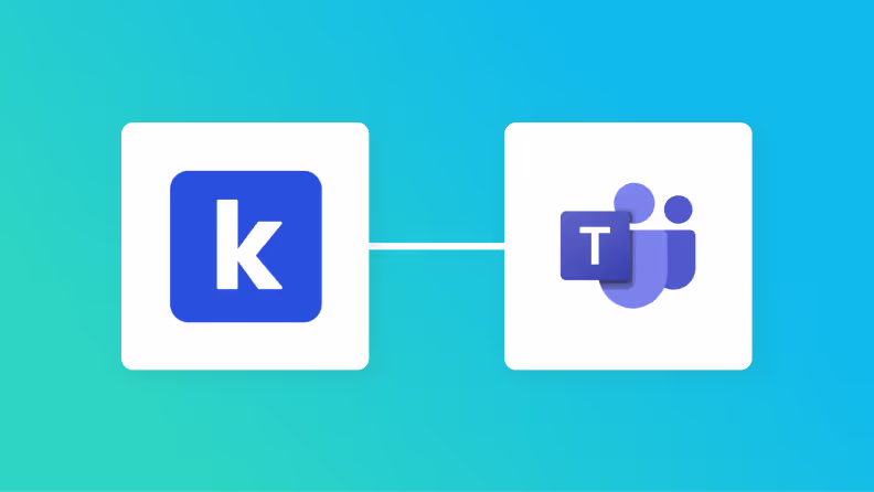 kickflowとMicrosoft Teamsの連携イメージ