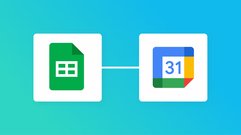 GoogleスプレッドシートとGoogleカレンダーの連携イメージ