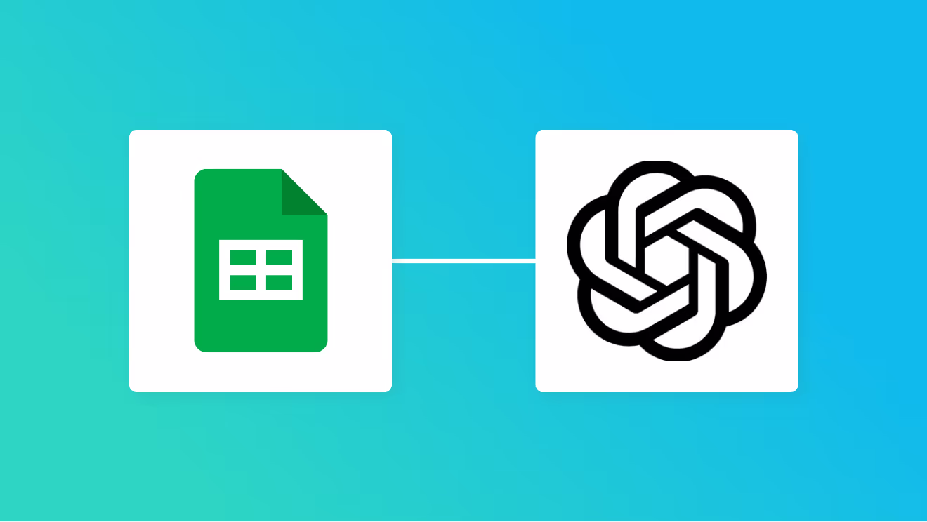 Google スプレッドシートとOpenAIの連携イメージ
