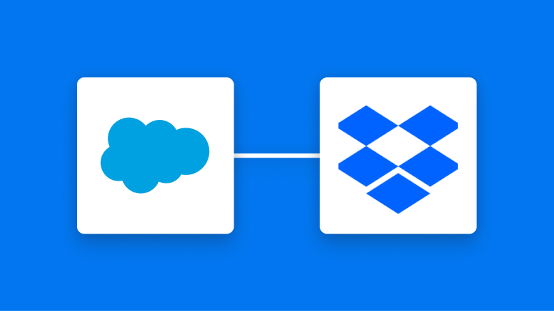 SalesforceとDropboxの連携イメージ