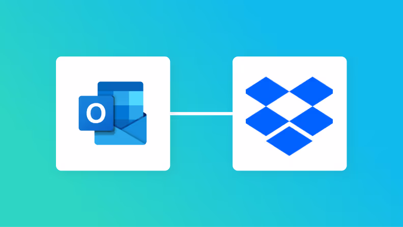 OutlookとDropboxの連携イメージ
