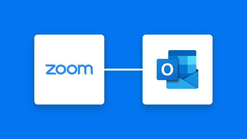 ZoomとOutlookの連携イメージ