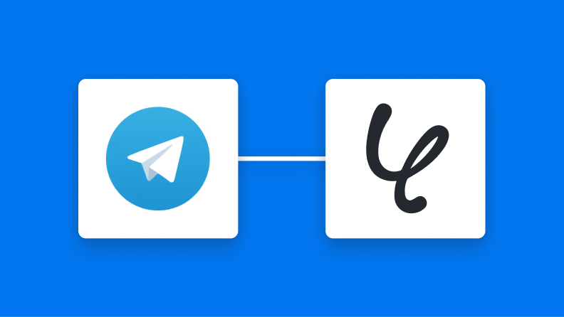 TelegramとYoomの連携イメージ
