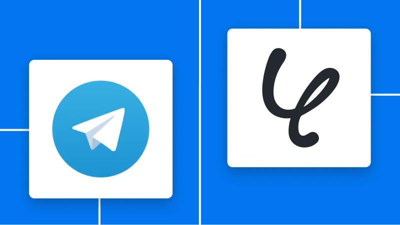 Telegram APIと各種アプリの連携イメージ