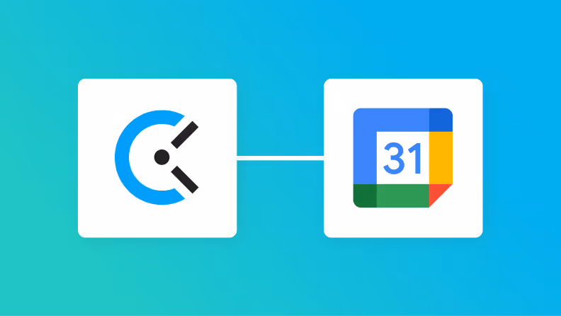 ClockifyとGoogleカレンダーの連携イメージ