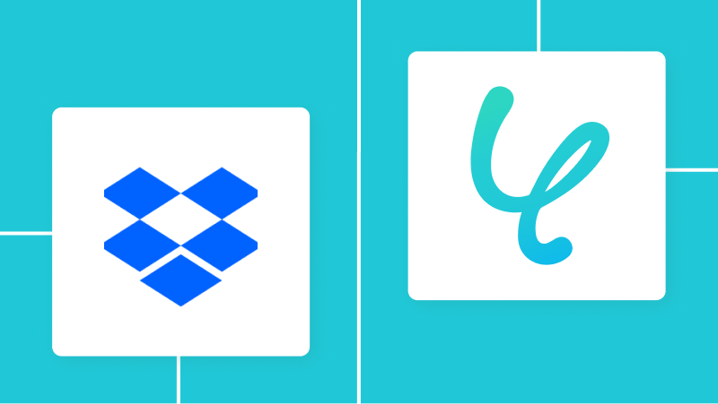 DropboxとYoomの連携イメージ