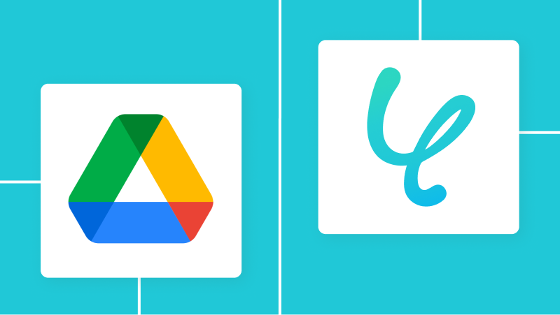 Google DriveとYoomの連携イメージ