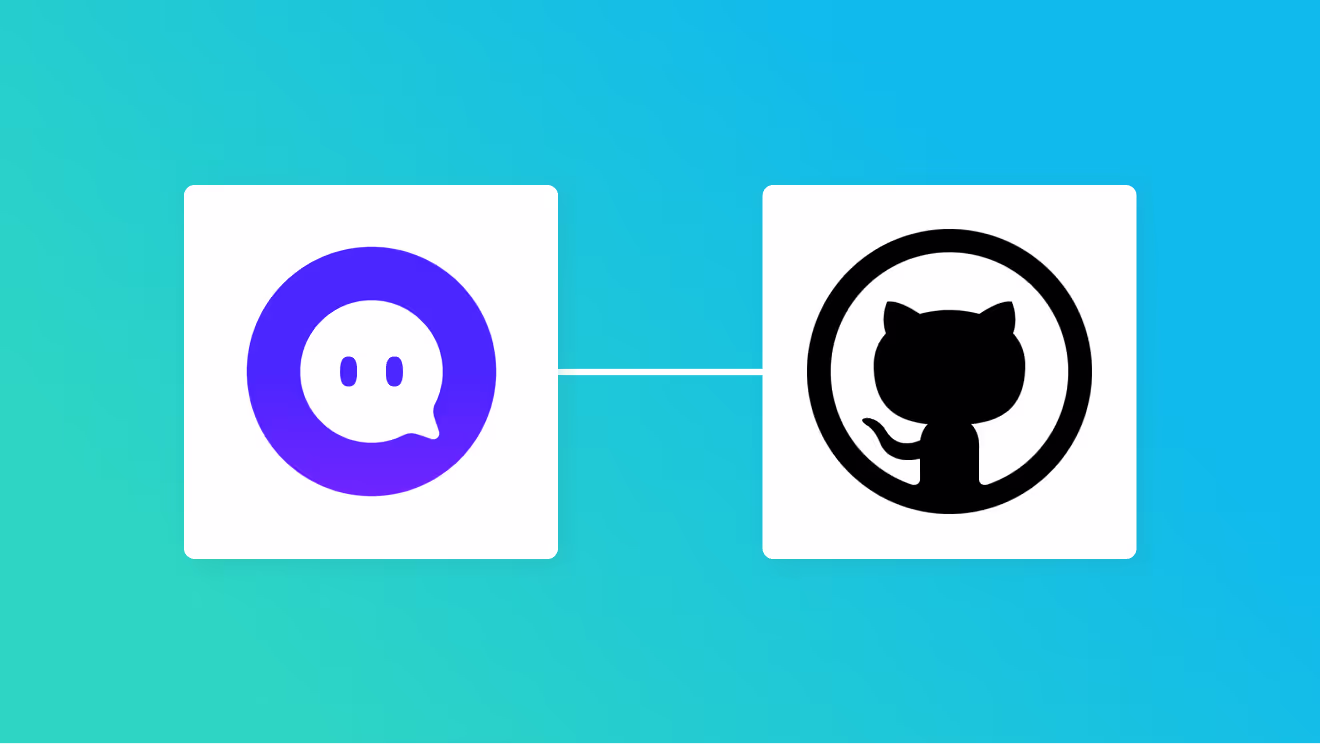 チャネルトークとGitHubの連携イメージ