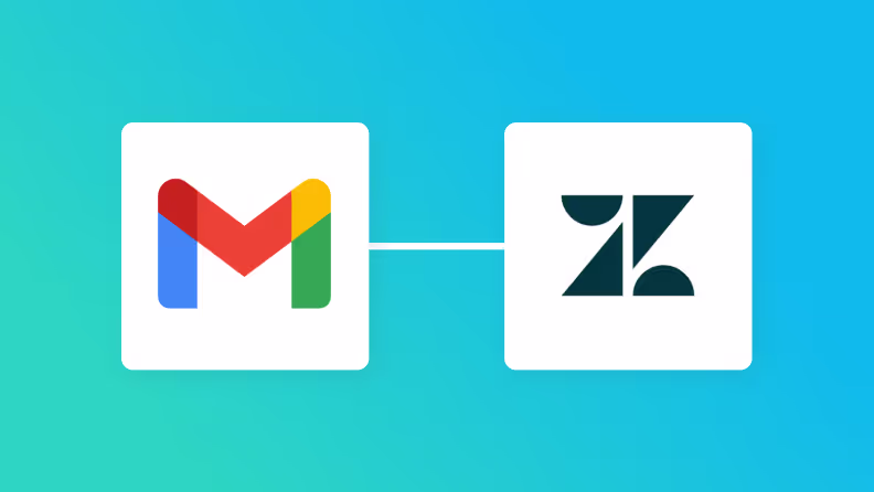 GmailとZendeskの連携イメージ