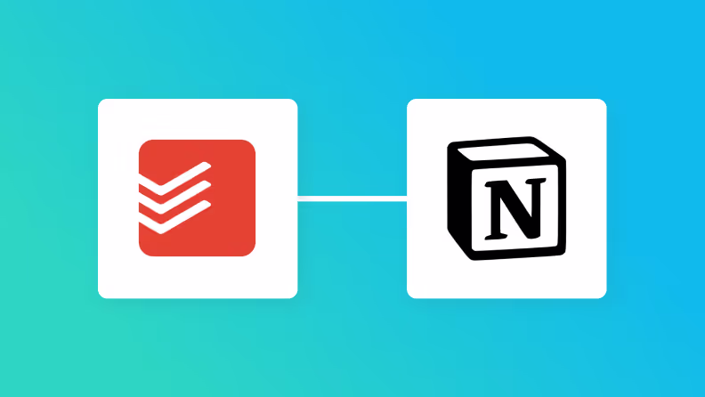 【簡単設定】TodoistのデータをNotionに自動的に連携する方法