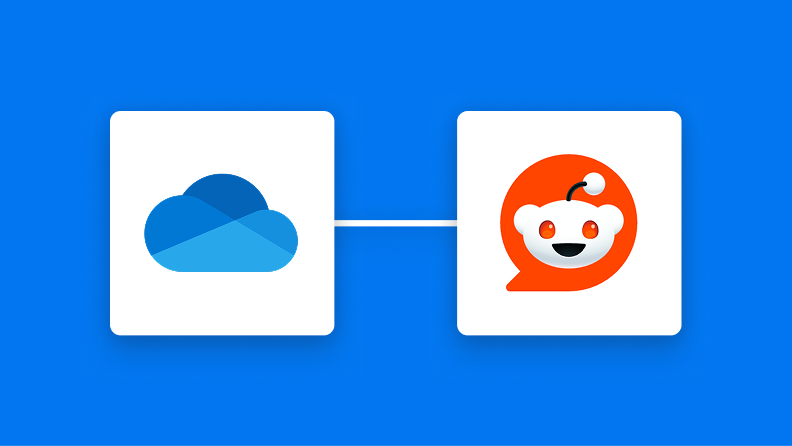OneDriveとRedditの連携イメージ