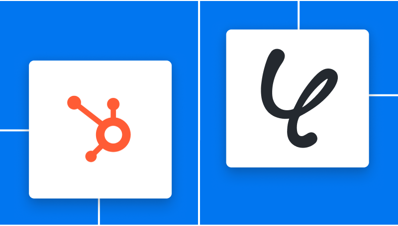 HubSpotとYoomの連携イメージ