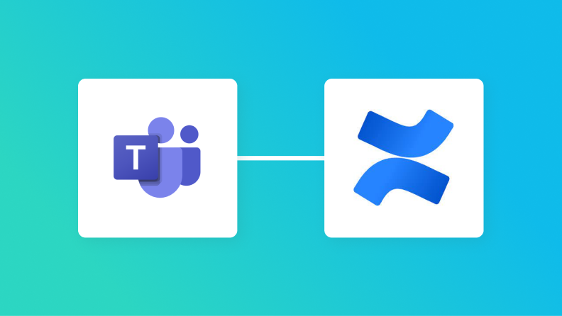 Microsoft TeamsとConfluenceの連携イメージ