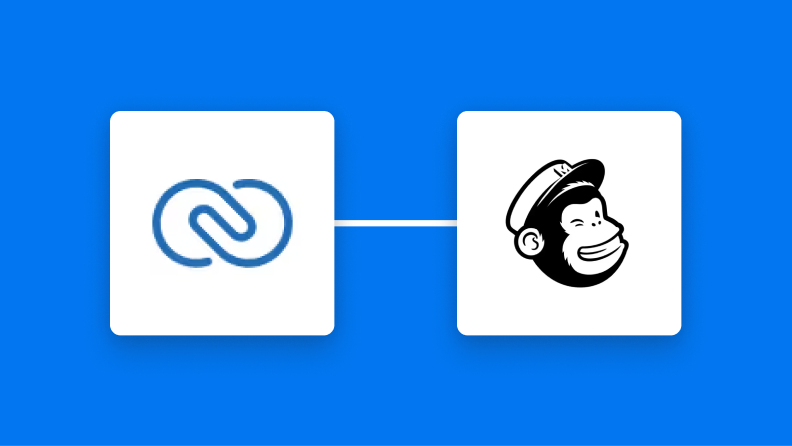 Zoho CRMとMailchimpの連携イメージ