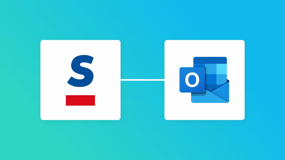 SansanとOutlookの連携イメージ