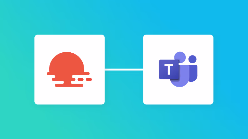 OpenWeatherMapとMicrosoft Teamsの連携イメージ