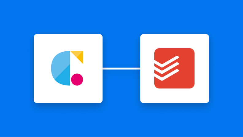 クラウドBOTとTodoistの連携イメージ