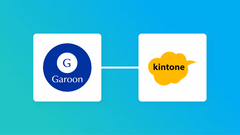 Garoonとkintoneの連携イメージ