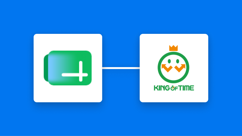 Google スプレッドシートとKING OF TIMEの連携イメージ