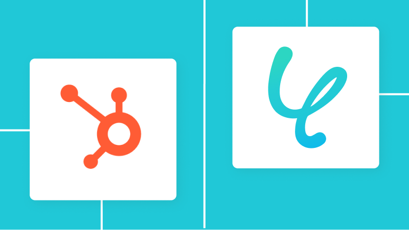 HubSpotとYoomの連携イメージ