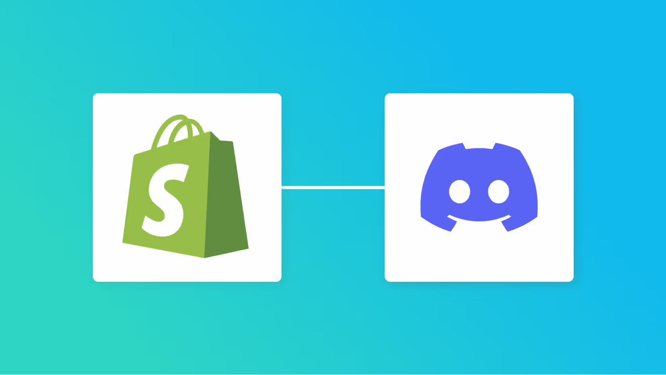 ShopifyとDiscordの連携イメージ