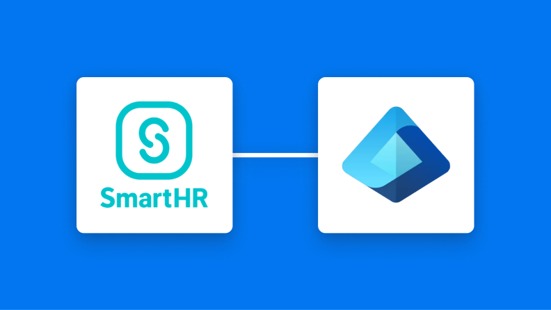 SmartHRとMicrosoft Entra IDの連携イメージ