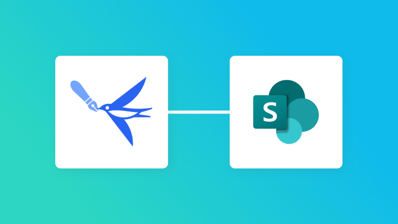 freeeサインとMicrosoft SharePointの連携イメージ