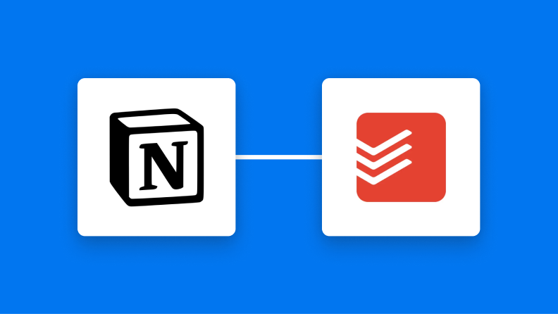 NotionとTodoistの連携イメージ