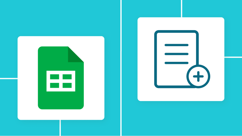 Google スプレッドシートとYoomの連携イメージ